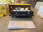 Aristo Craft ART-40005 Axle 20" Gondola B&o Ob/ln Car 69256 W/ Extra Couplers. Fixed Price $94.99.