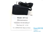 Ho/n/o Miniatronics Plug-in Wall Transformer (12 Volts, Amp Dc) #WT-12 New. Fixed Price $26.99.