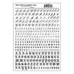 Woodland Scenics Dry Transfer Decals MG755 Script & Old English Black. Fixed Price $8.79.