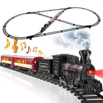 Hot Bee Train Set - Metal Toys With Luxury Tracks And Medium, Black. Fixed Price $158.90.