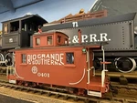 Ams Accucraft Trains ON30 Short Caboose - Rgs #0401 Mib. Fixed Price $249.95.