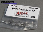 Atlas Ho Spade Wire Connectors #3 Solderless Conductor Ends Track ATL201 New. Fixed Price $8.84.