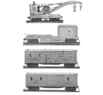 Tichy Scale #2704 Wreck Train Set -. Fixed Price $32.76.