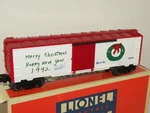 Lionel 6-19916 Employee Christmas Boxcar 1992 C10. Fixed Price $30.14.