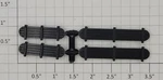 Athearn 19053 Acf Centerflow Oval Hopper Hatch Set (10). Fixed Price $30.00.