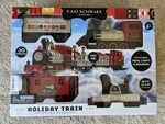 Fao Schwarz Holiday Train Motorized Track Set 30 Pieces With Light Sound. Fixed Price $49.99.