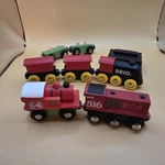 Bigjigs Rail Heritage Brio Collection Mallard Wood Train Engine & Box Car. Fixed Price $14.39.