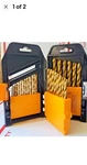 New Warrior 29 Pc. Titanium Nitride Coated High Speed Steel Drill Bit Set. Fixed Price $39.99.