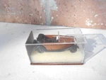 Brekina Ho Scale Wanderer Convertible 4 Door Brown & Black #0001708. Fixed Price $18.95.