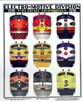 Railroad Sign Nine Western American F-7 Diesel Locomotive Train Daniel Edwards. Fixed Price $26.15.