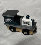 Masterpieces - Philadelphia Eagles Nfl Wood Toy Train Engine Car. Fixed Price $9.91.