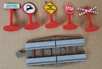 Holiday Flyer Around The Tree Train Set 92828 Lionel Battery Powered, Signs Only. Fixed Price $12.95.