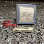 Lionel 29-602 Fine Pewter Ornament Santa Fe F3 Diesel Locomotive With Box. Fixed Price $8.44.