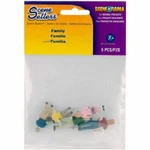 Woodland Scenics SP4452 A-rama Family Train Scenery Figures People. Fixed Price $16.95.