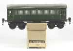 Marklin #1751 Dr Axle 2ND Class Passenger Car - Gauge Ex/bx, 1934 To 1949. Fixed Price $459.95.
