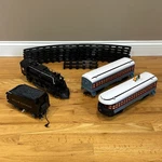 Lionel Multicolor Polar Express Locomotive Electric Train And Tracks Set. Fixed Price $69.95.