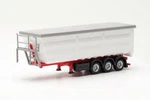 Ho 1:87 Herpa # 77057- 3-AXLE Dump Trailer Covered. Fixed Price $32.86.