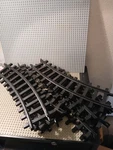 Lot 8 Curved New Bright Train Track Straight Stop Start 6 Plast. Fixed Price $38.50.
