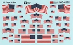 Microscale MC-4202 Ho 1/87 Us American Flags 50 Star 1960-NOW Waterslide Decals. Fixed Price $9.50.