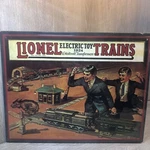 Hallmark Great American Railways: 1924 Lionel Catalog Cover Tin Sign (QHT3706). Fixed Price $10.00.