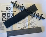 Athearn 50 Double Door Box Car Parts Value Pack: Steel Weight-floor-underframe. Fixed Price $15.79.