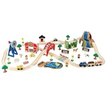 Kidkraft Wooden Rural Farm Train 75 Pieces Children's Toy Vehicle Playset. Fixed Price $52.47.