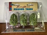 Ho Scale 433-1993 Scene Master Pruned 3.5" Deciduous Trees 3-PACK. Fixed Price $15.77.