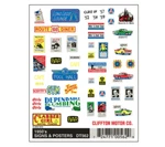 Woodland Scenics DT562 Dry Transfer Decals - 1950'S Signs & Posters. Fixed Price $8.99.