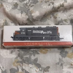 New Original Box: 1990'S South Pacific 9725 Locomotive Train 4", Mint. Fixed Price $12.00.