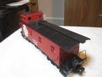K-line Gauge Santa Fe Wood-sided Caboose Atsf 1786 W/light & Smoke. Fixed Price $70.55.