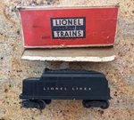 0-27 Gauge Lionel 6001T Coal Tender With Box. Fixed Price $15.99.