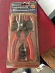 Pittsburgh Snap Ring Pliers Set 5PC Red Black Model 03316 Interchangeable Heads. Fixed Price $12.58.