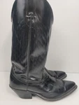 Acme Brown Leather Pull On Cowboy Boots Mens Size 9 D Style 1650 Usa Western. Fixed Price $40.50.