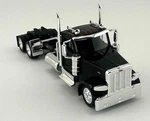Trucks N Stuff Ho Peterbilt 2-AXLE Day-cab Semi Tractor Assembled Bla 589091. Fixed Price $31.98.