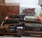 Lot Of 6 Ganz - Trains Gone By 1994/1995. Fixed Price $91.39.