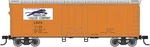 American Coloid (panther Logo) 40' Plug Door Boxcar By Atlas Trainman-excellent. Fixed Price $21.99.