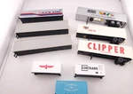 *read* Ho Scale Lot Of Containers & Trailers Walthers Herpa Athearn Train Layout. Fixed Price $19.95.
