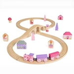 Bigjigs Rail Fairy Figure Of Eight Wooden Train - 35PC Girls Set.... Fixed Price $74.97.