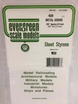 Evergreen Scale Models Metal Siding Sheet .080IN .20CM Spacing 4528. Fixed Price $9.98.