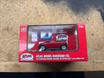 Atlas Welly Mini Cooper Cabrio Red Item #30-000-062 Ho Scale 1/87. Fixed Price $9.99.