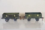 Bassett Lowke Rake Of 2 Gwr & Southern Sr 5 6 Plank Wagon Oe. Fixed Price $71.06.