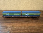 Athearn Ho Scale Trailer Train (ttx) 85 Flat Car W/containers, Extra Wgt & Kds. Fixed Price $30.00.