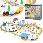 Maxim Enterprise Wooden Train Set, 100 Pc.. Fixed Price $149.00.