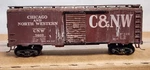 Chicago North Western Rr 40' Sd Boxcar 5609 Sprung Trucks Owner Built Athearn Ho. Fixed Price $9.95.