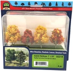 Jtt Scenery 4 Pack Of 2"-2.25" Autumn Deciduous Trees. Fixed Price $20.00.