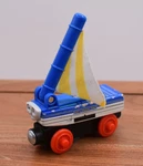 Skiff Magnetic Railboat 2012 Thomas & Friends Wooden Railway Fabric Mast CDJ03. Fixed Price $29.60.
