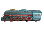 Vintage MF804 International Express Rsh Large Scale Friction Locomotive Tin Toy. Fixed Price $22.99.