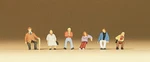 N 1:160 Scale Preiser # 79054 Six Seated Figures ( Ships From Chicago ). Fixed Price $12.95.