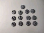 Ho/oo Scale Bachmann Percy Custom 3D Printed Faces. Fixed Price $65.00.