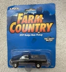 Ertl Farm Country Dodge Ram Pickup 1997 Diecast Metal Black Truck Model. Fixed Price $44.95.